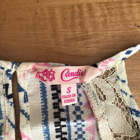 Candie’s Multicolor Sleeveless Top - Picture 5 of 6